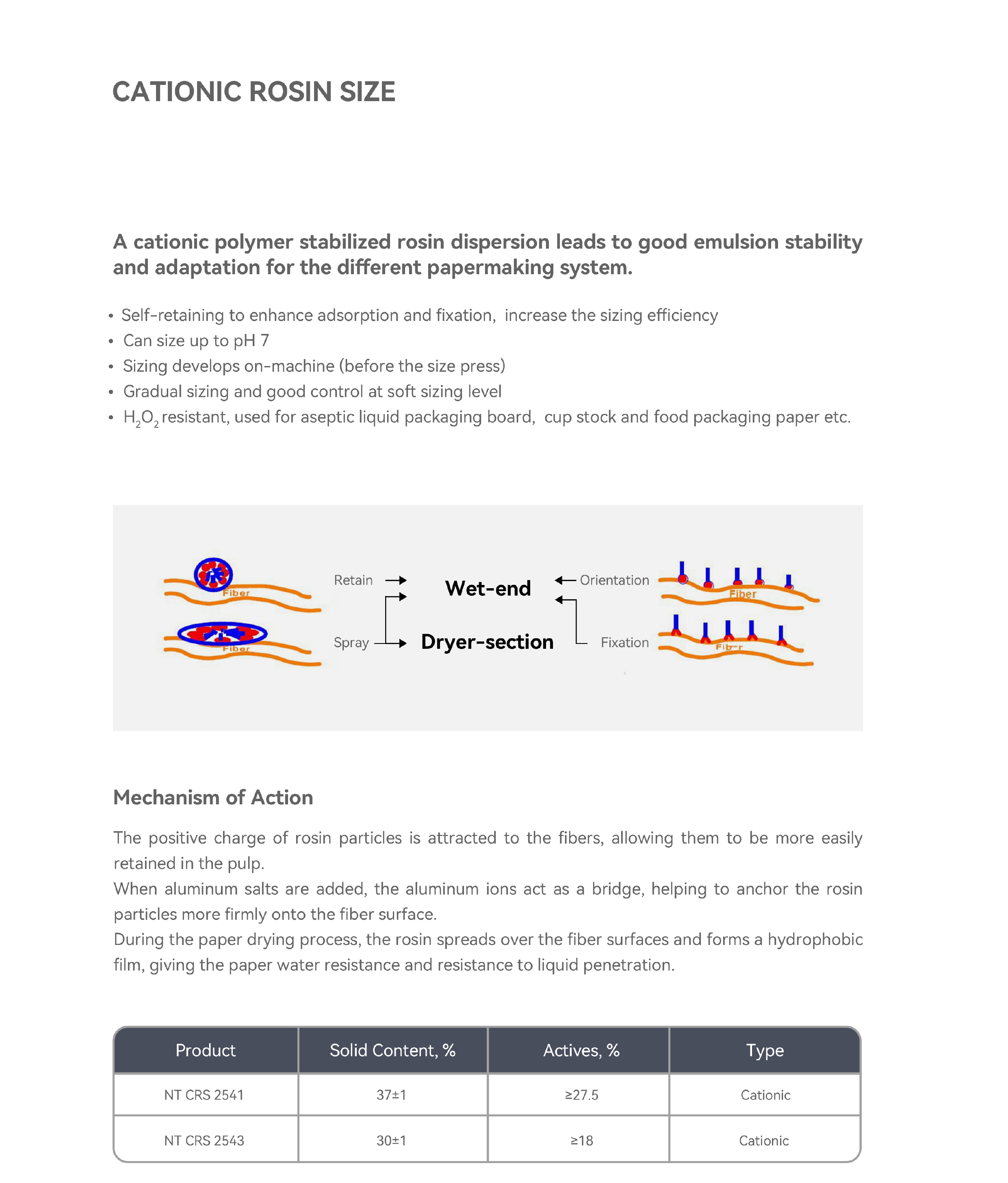 Sizing Agents